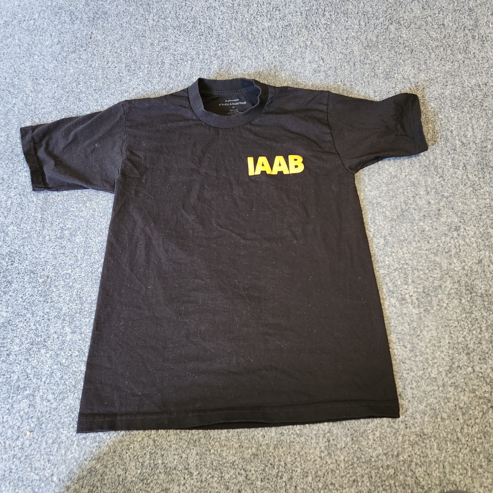 2023 Drake Its All A Blur Tour IAAB Official Merch OVO Owl Black Gold Shirt M